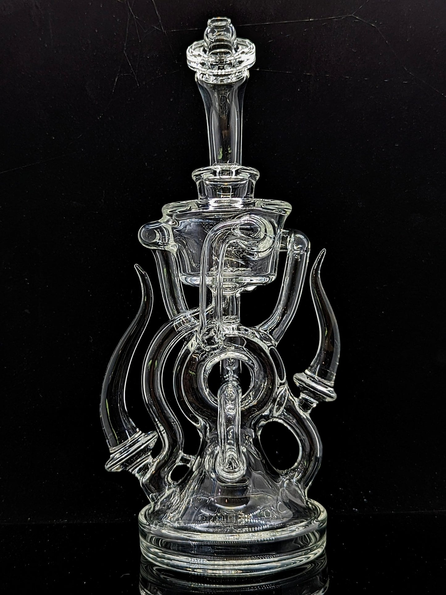 Horned donut recycler